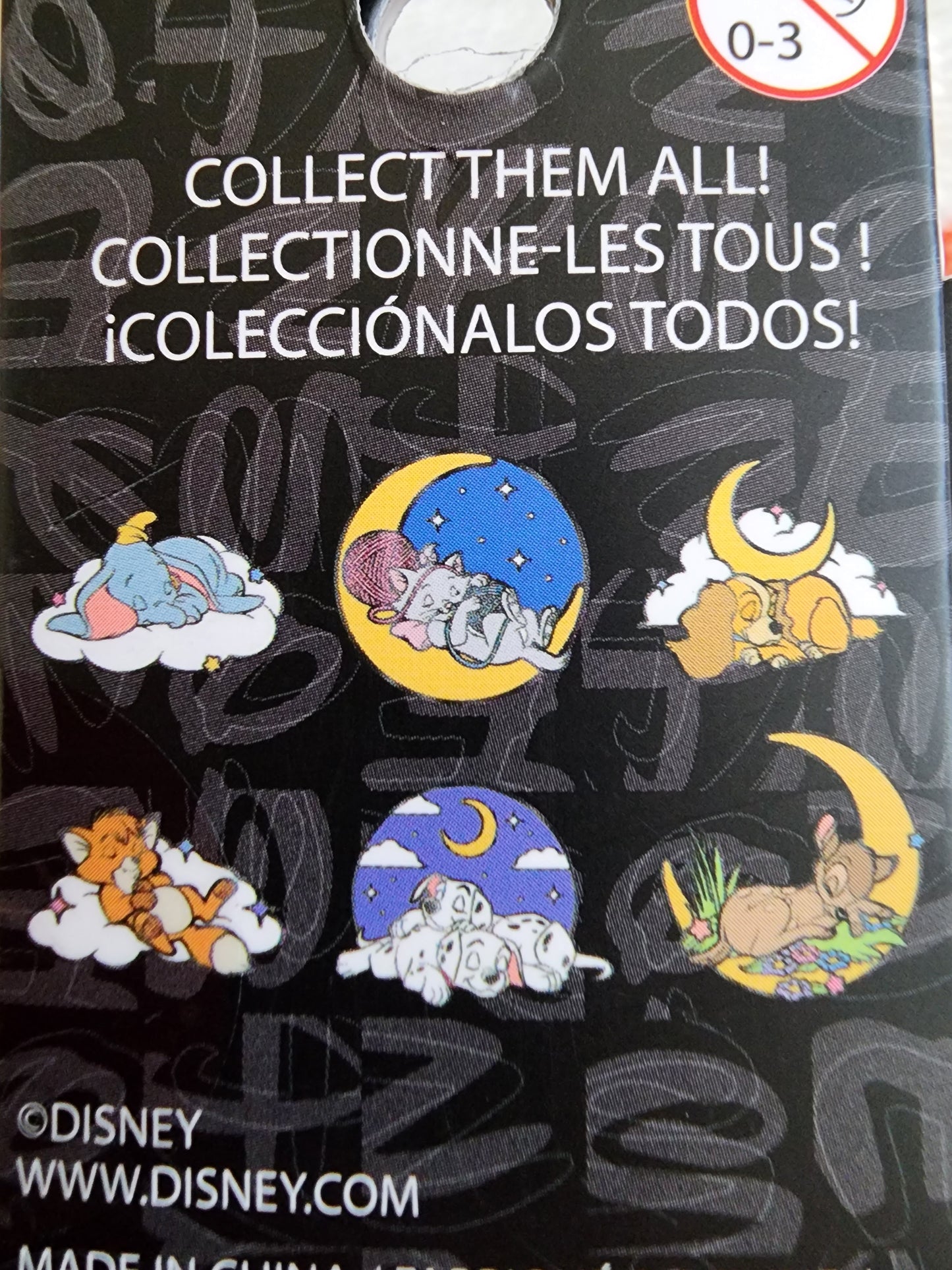 Loungefly Disney Animal Characters Sleeping Mystery Pins