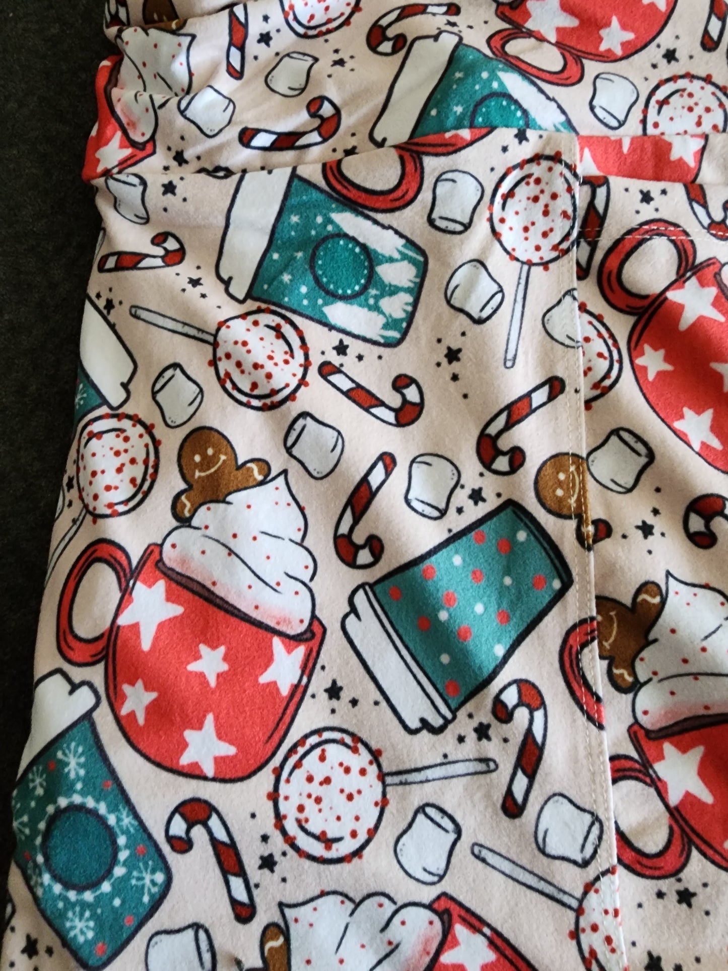 *Charlies Project Coffee, Coco and Sweet Treats Holiday Leggings