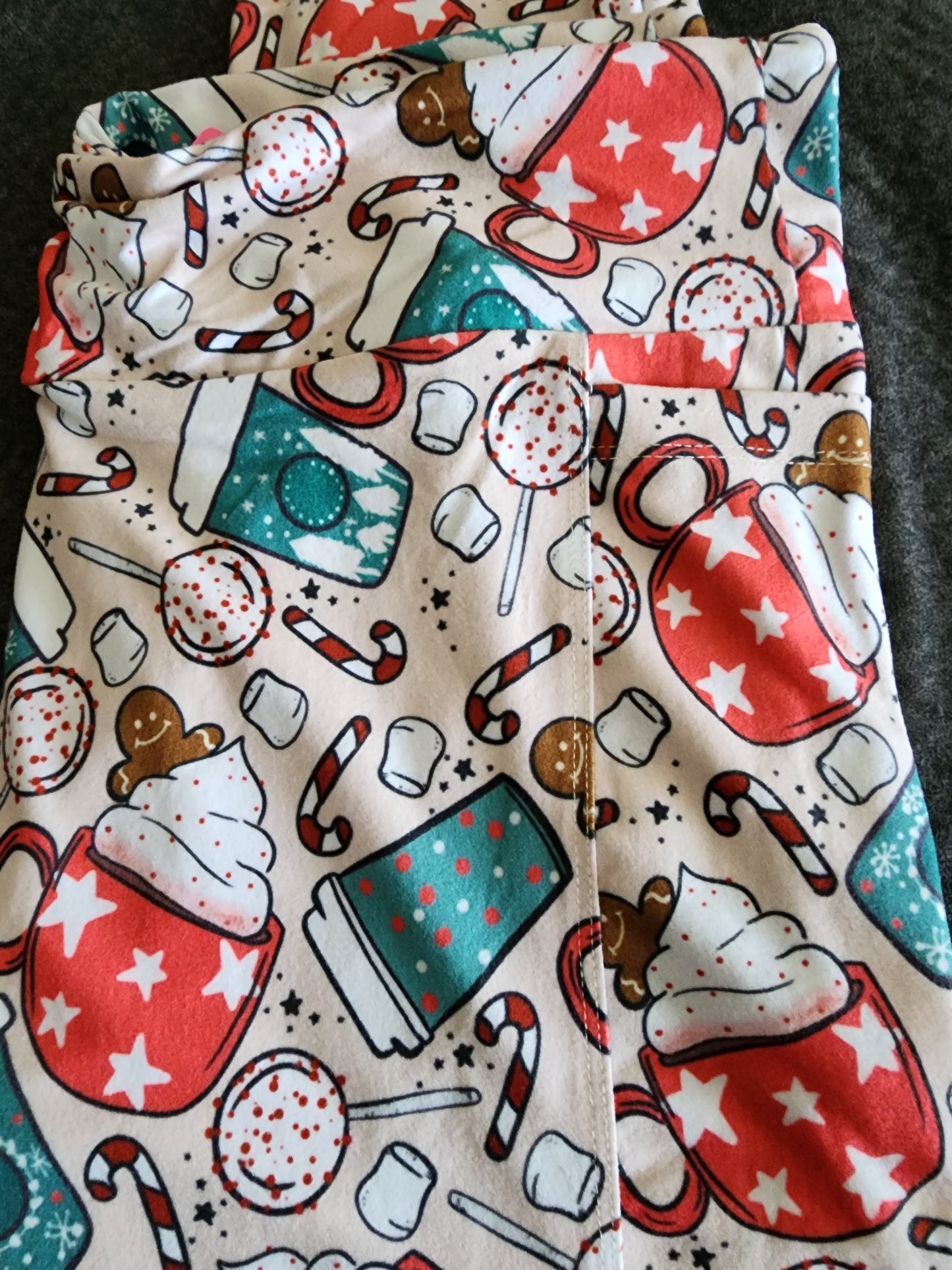 *Charlies Project Coffee, Coco and Sweet Treats Holiday Leggings