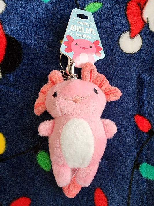 Axolotl Plush Keychain