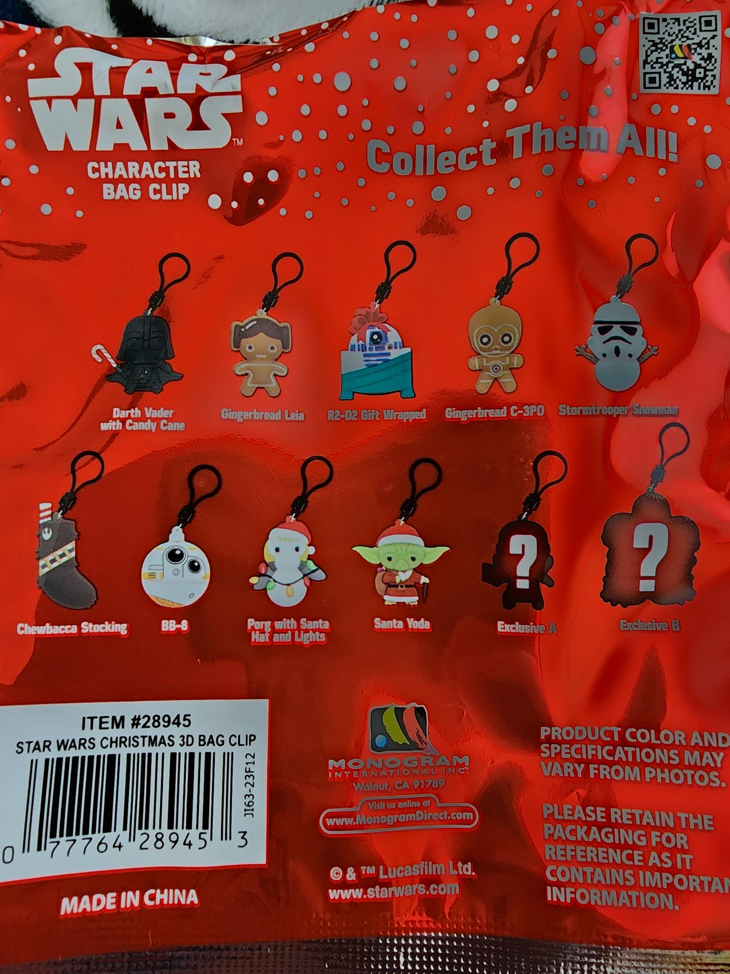 Star Wars Christmas Mystery Bag Clips