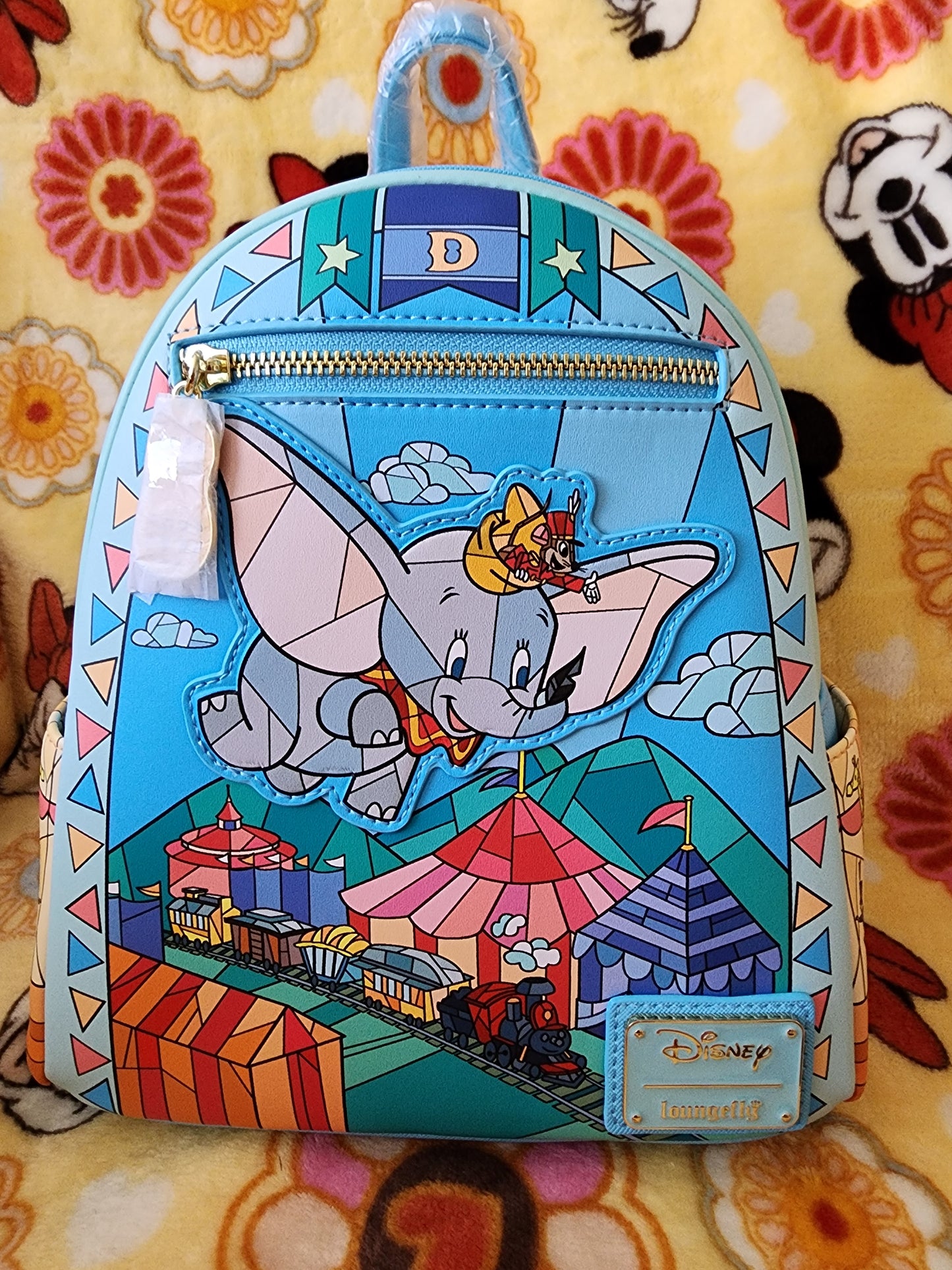 Loungefly Disney Stain Glass Dumbo Backpack