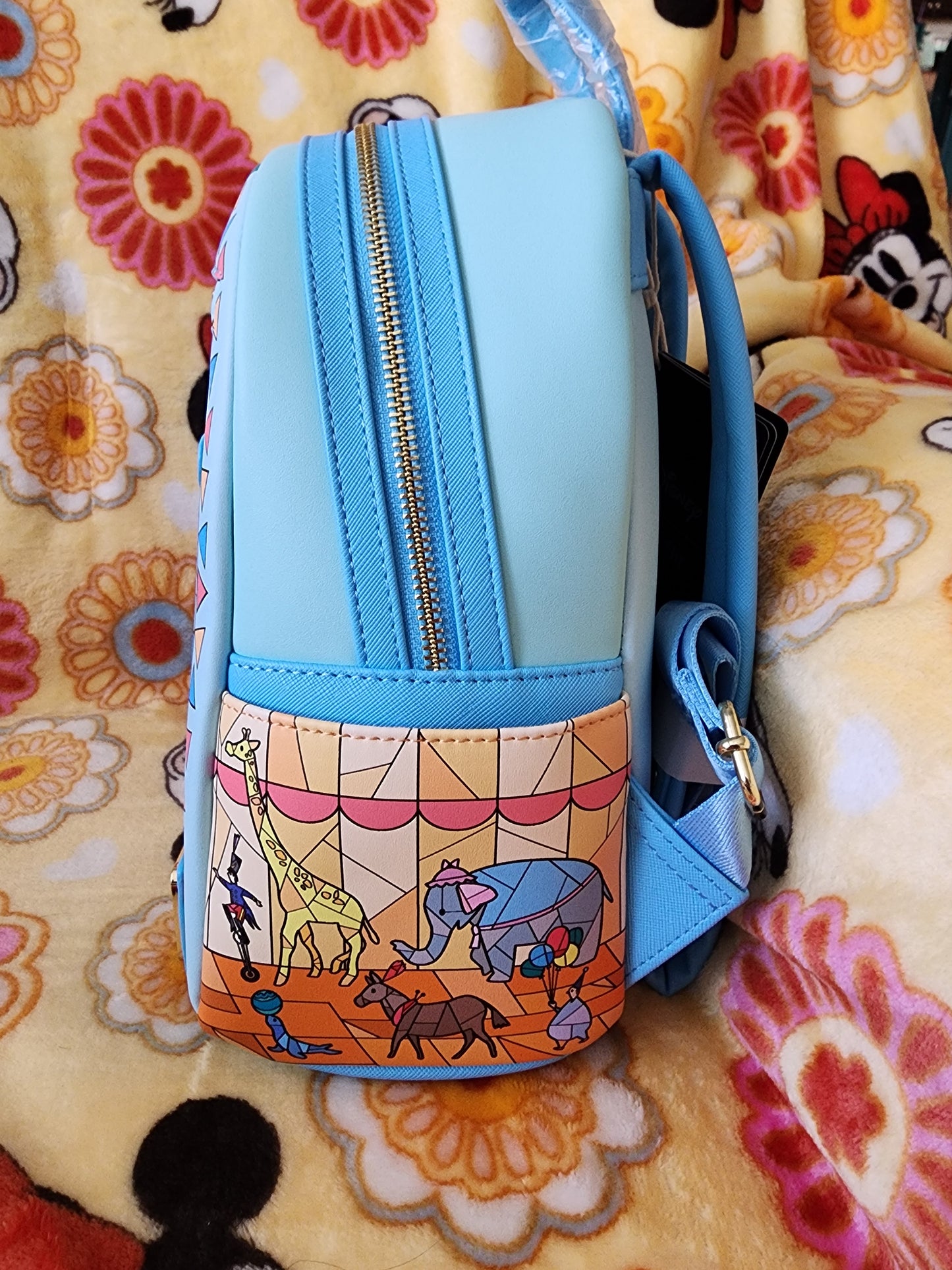 Loungefly Disney Stain Glass Dumbo Backpack