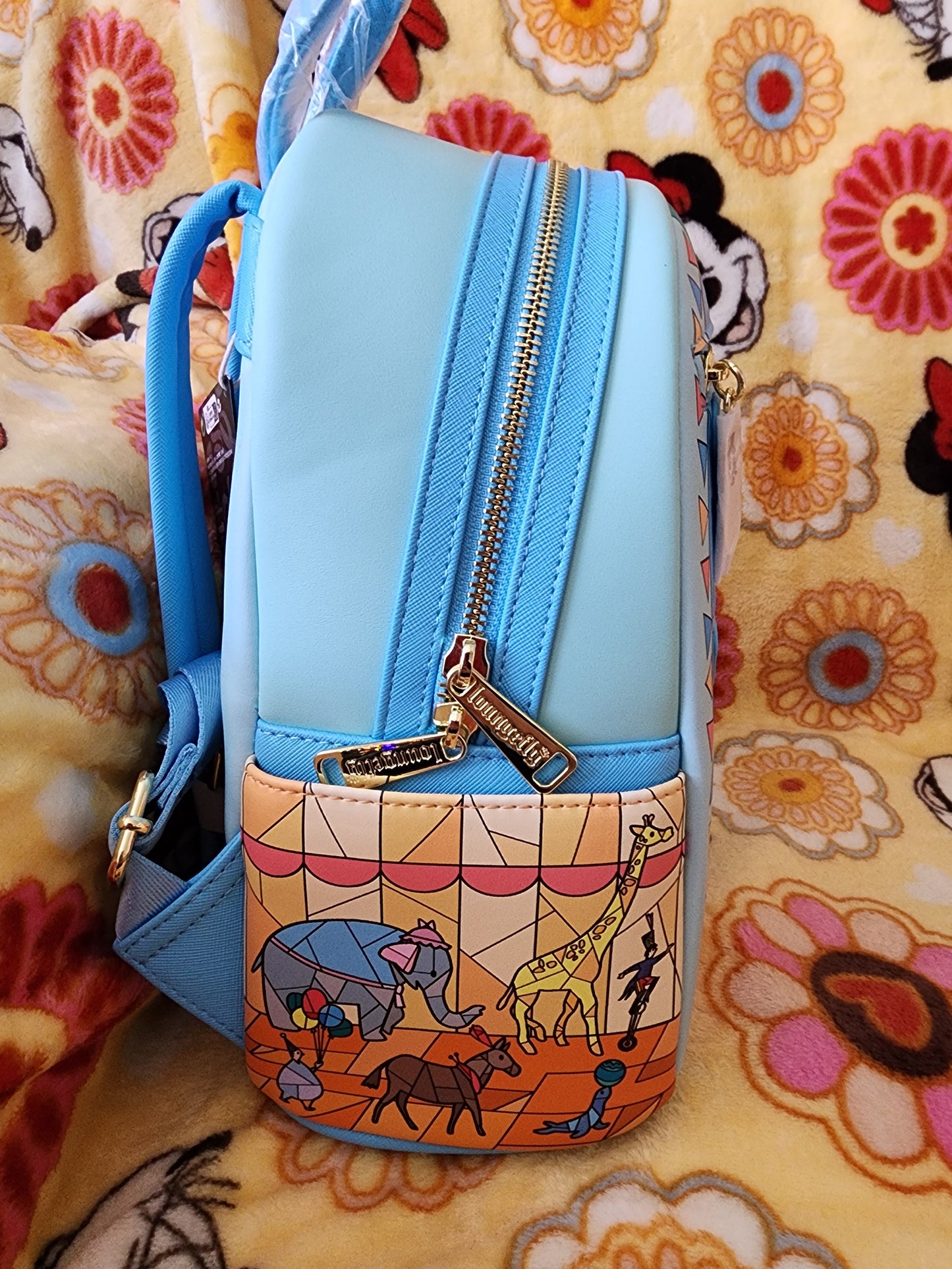 Loungefly Disney Stain Glass Dumbo Backpack