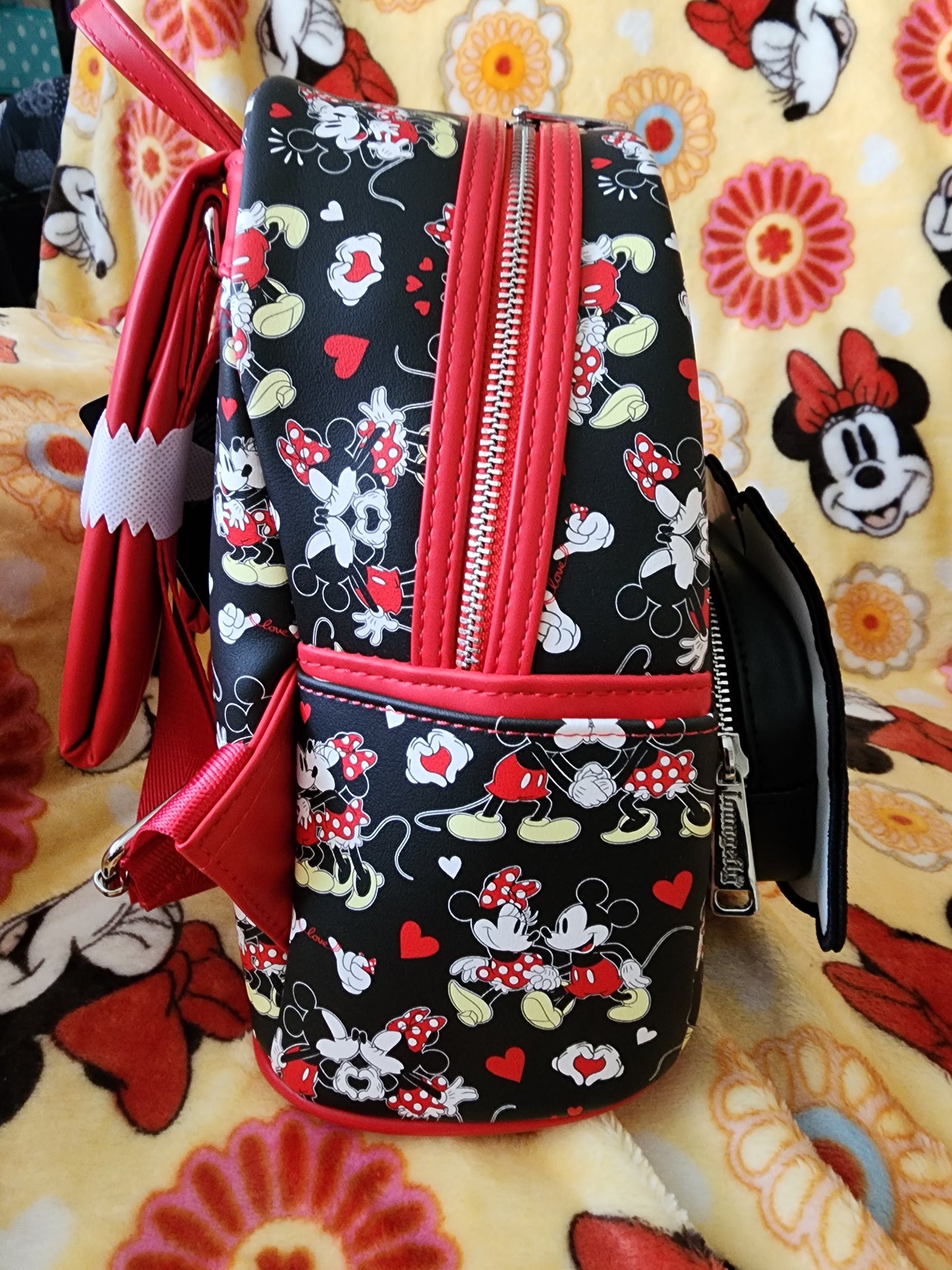 Loungefly Disney Mickey and Minnie Mouse Valentine's Backpack