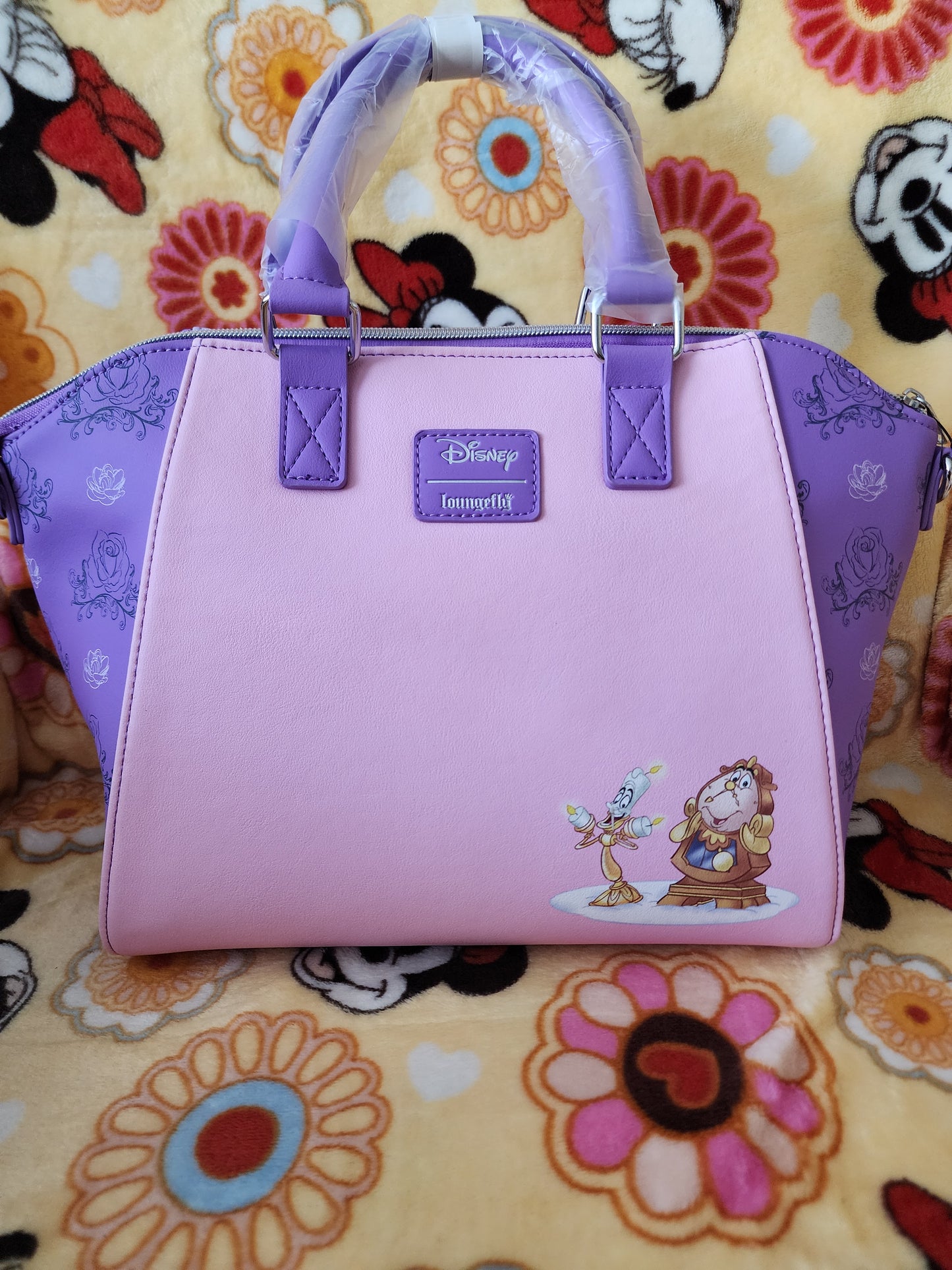 Loungefly Disney Belle and Beast Winter Wonderland Handbag