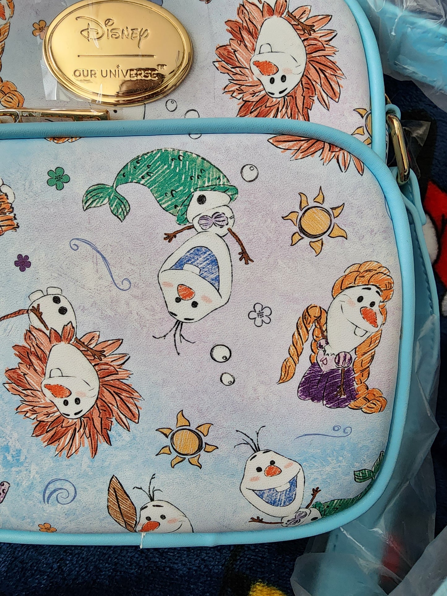 Our Universe Disney Pixar Olaf Plays Disney Crossbody Bag