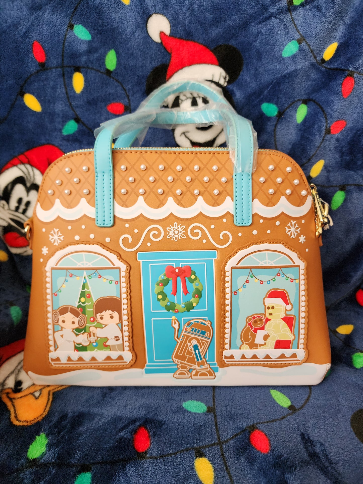 Loungefly Star Wars Gingerbread House Holiday Handbag