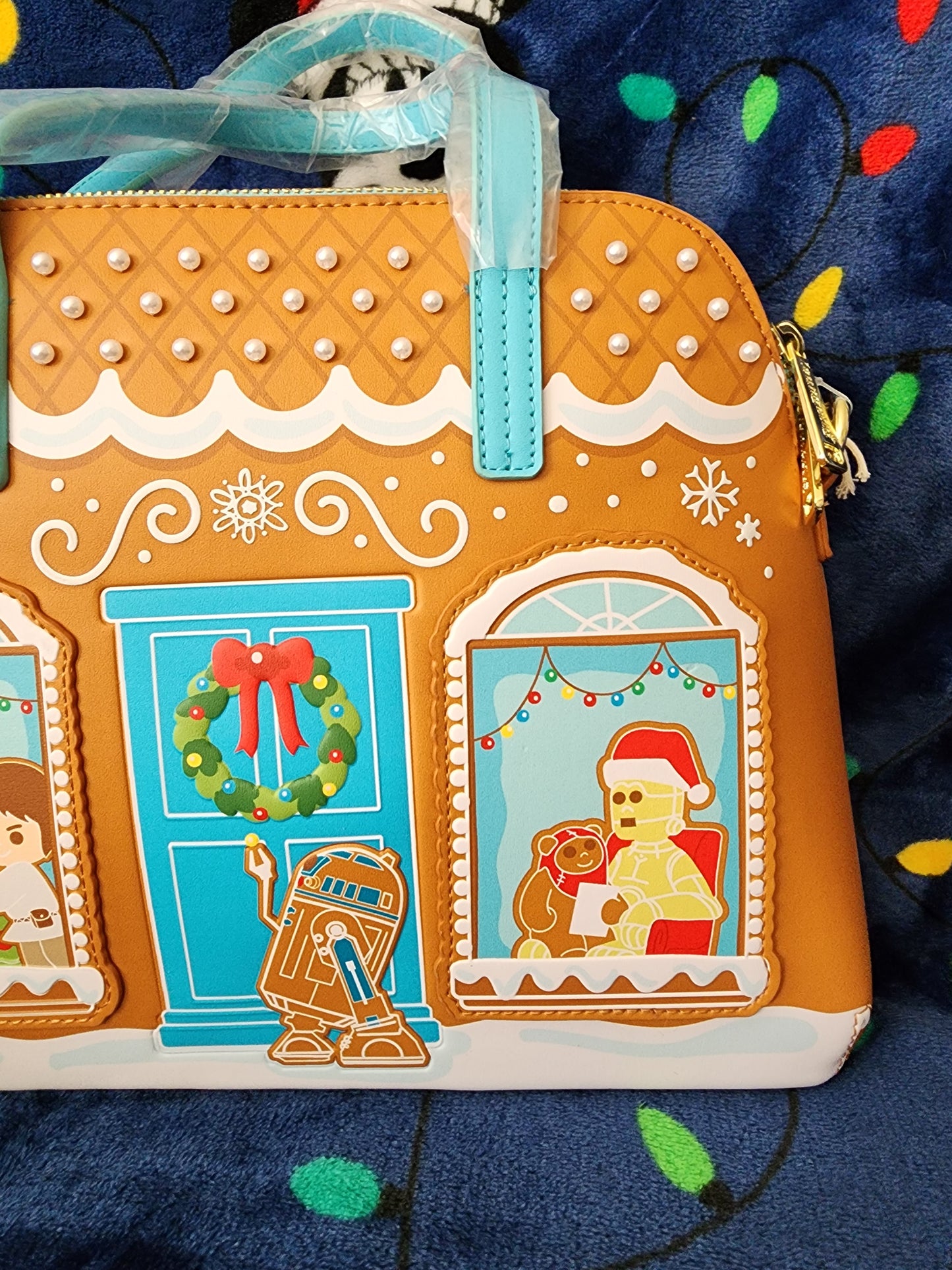 Loungefly Star Wars Gingerbread House Holiday Handbag