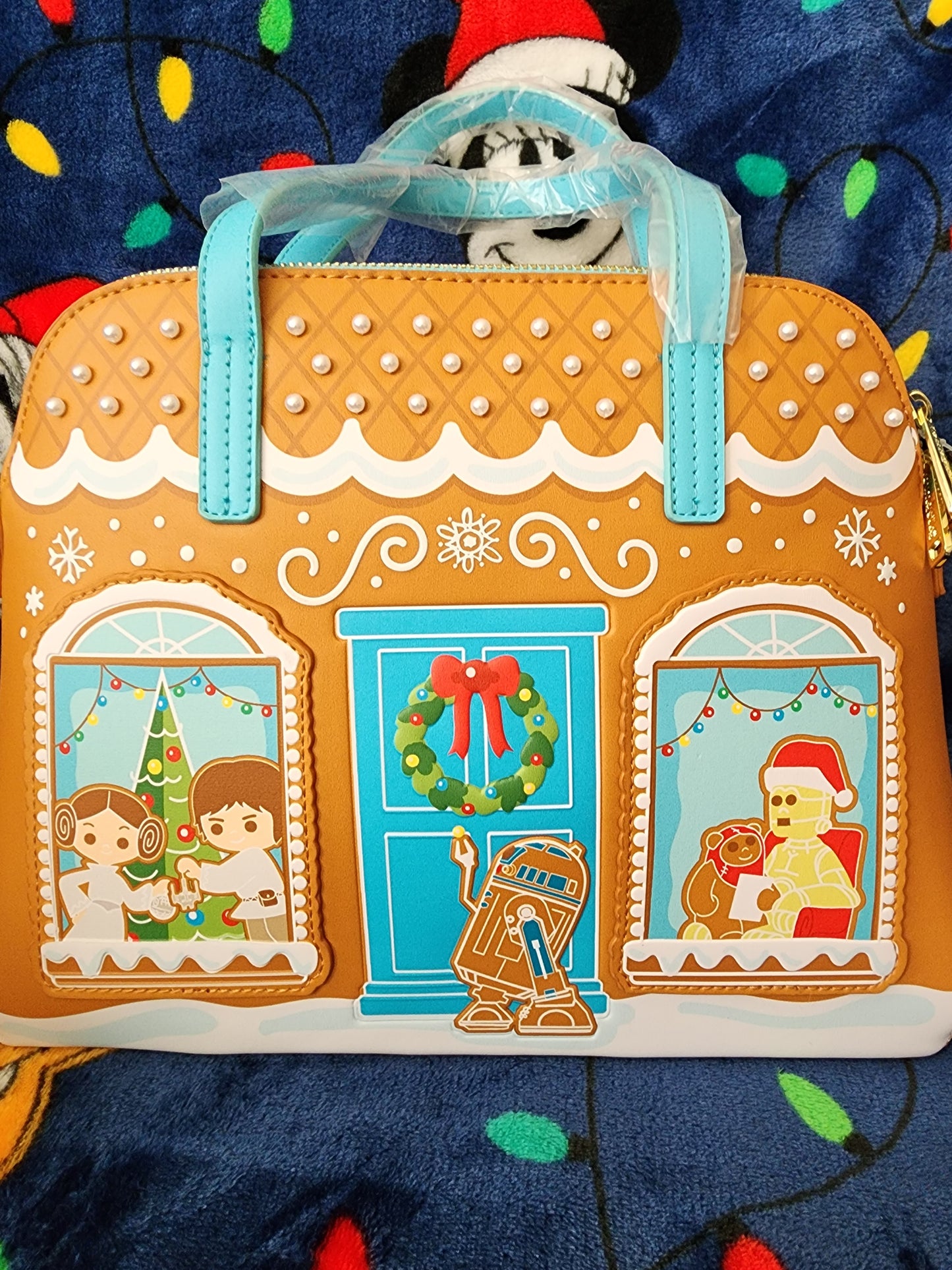 Loungefly Star Wars Gingerbread House Holiday Handbag