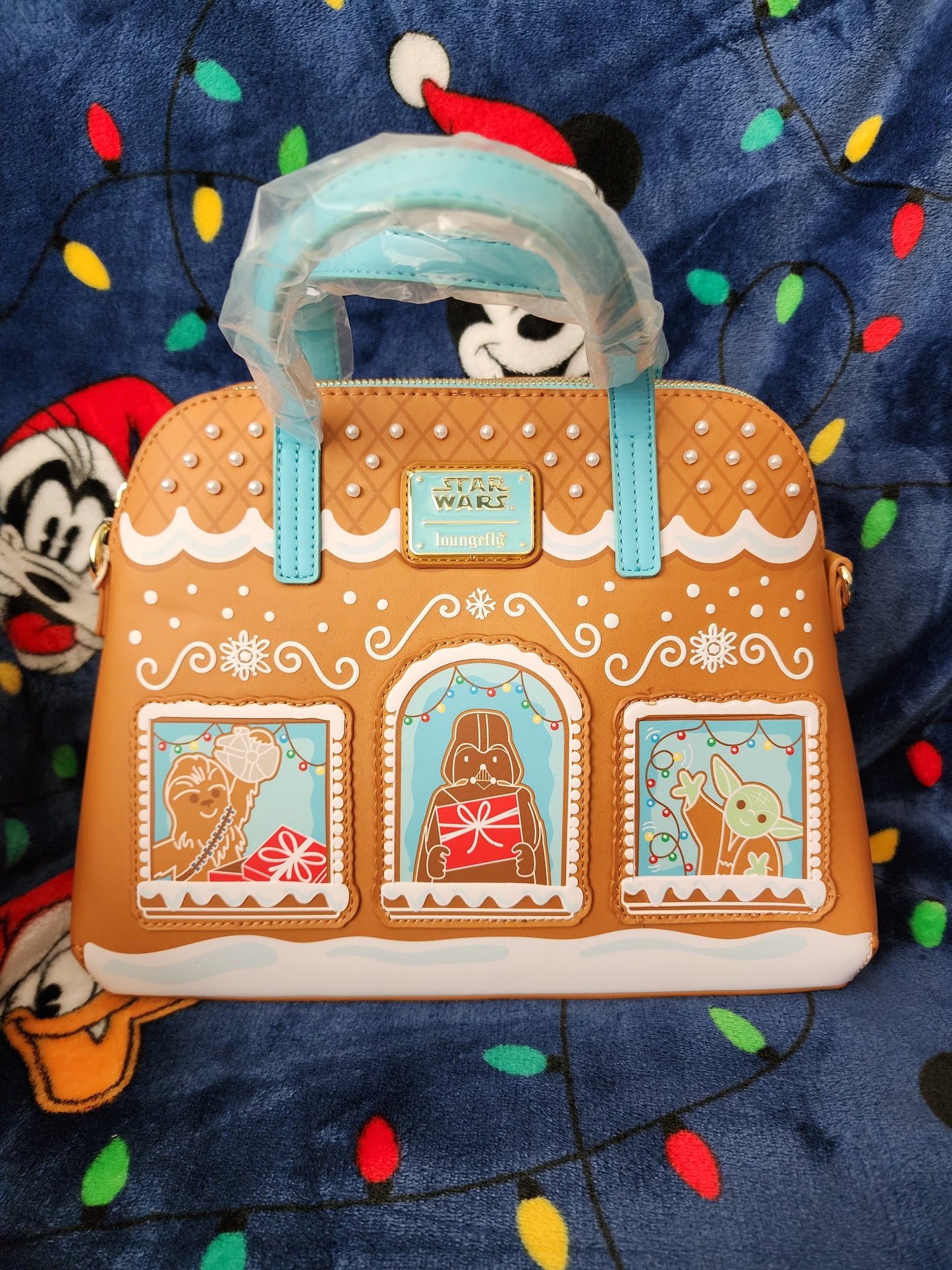 Loungefly Star Wars Gingerbread House Holiday Handbag