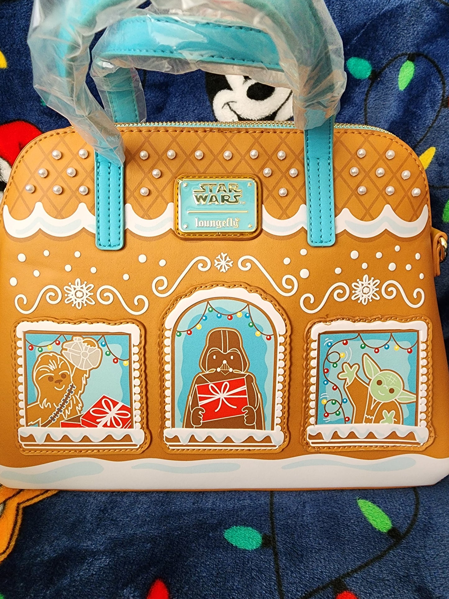 Loungefly Star Wars Gingerbread House Holiday Handbag