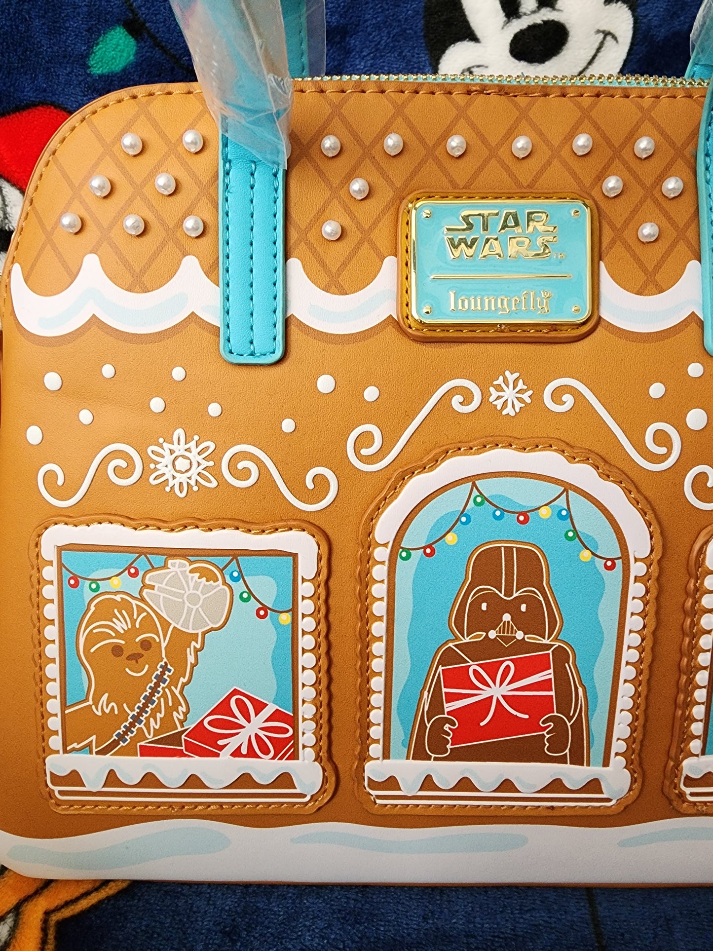 Loungefly Star Wars Gingerbread House Holiday Handbag