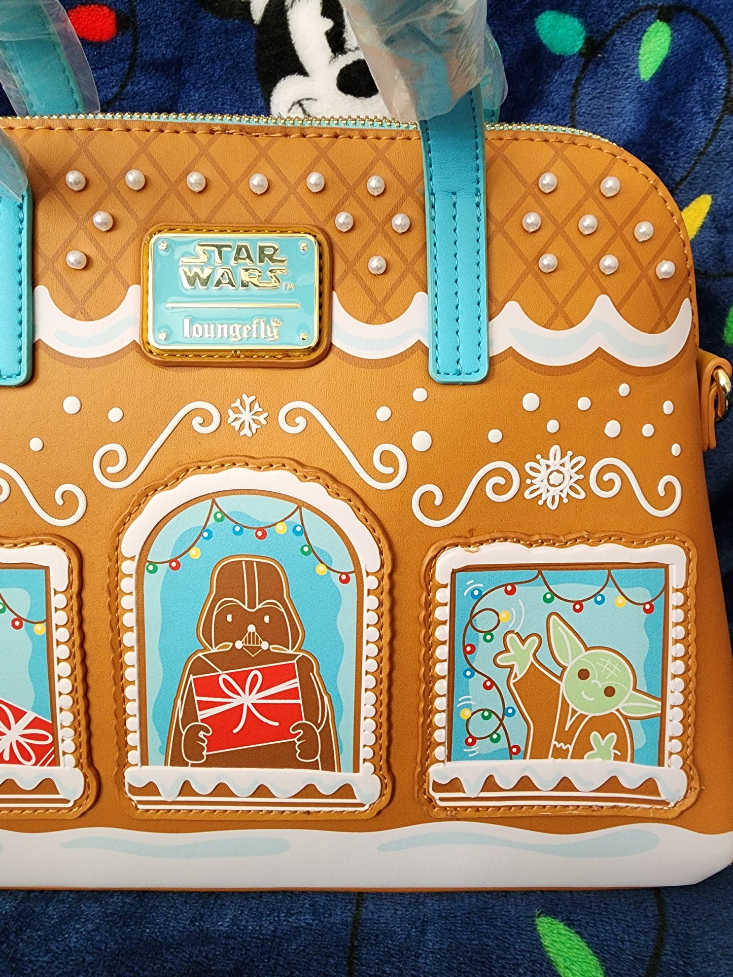 Loungefly Star Wars Gingerbread House Holiday Handbag