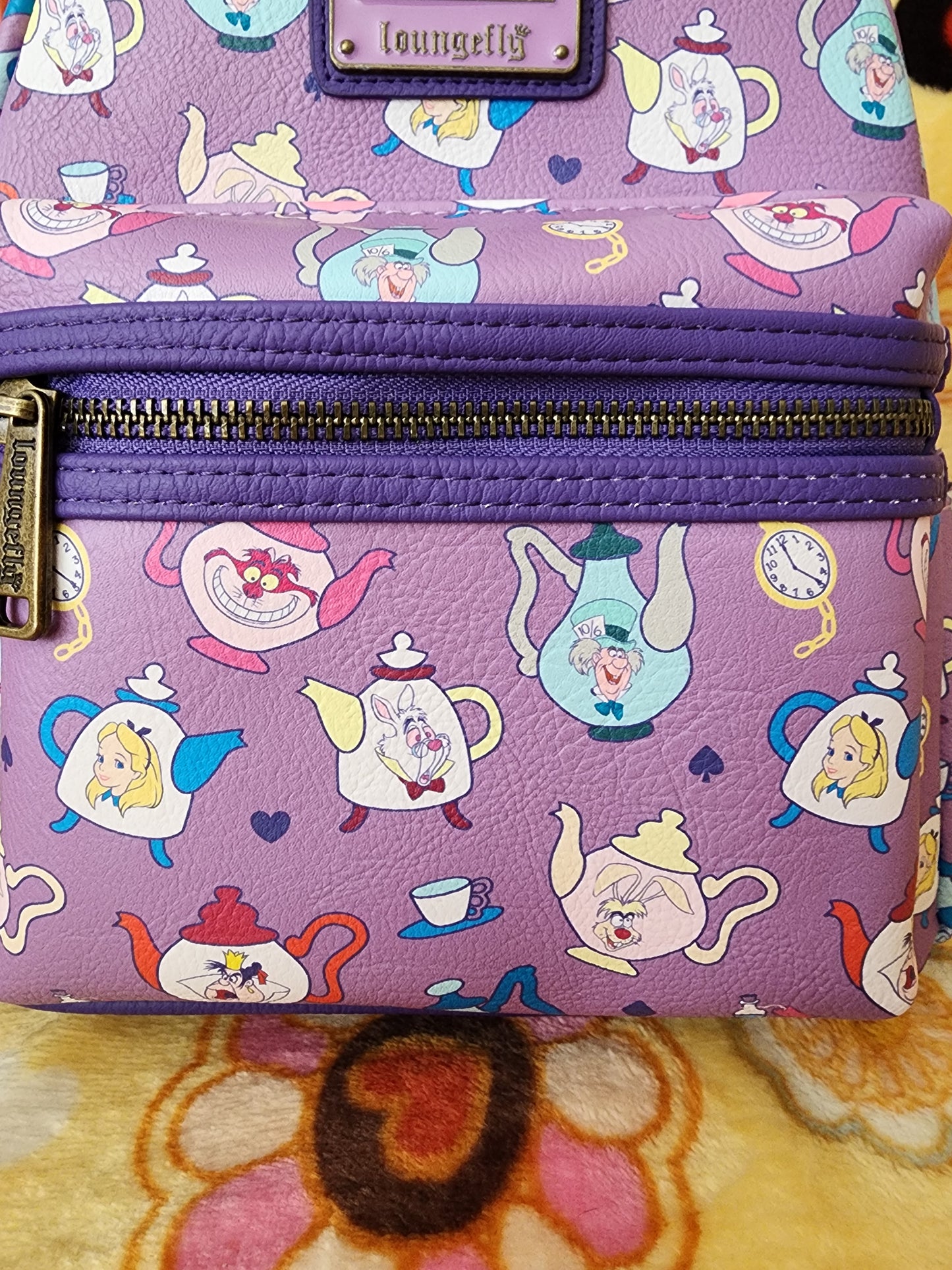 Loungefly Disney Alice in Wonderland and Friends Tea Cup Backpack