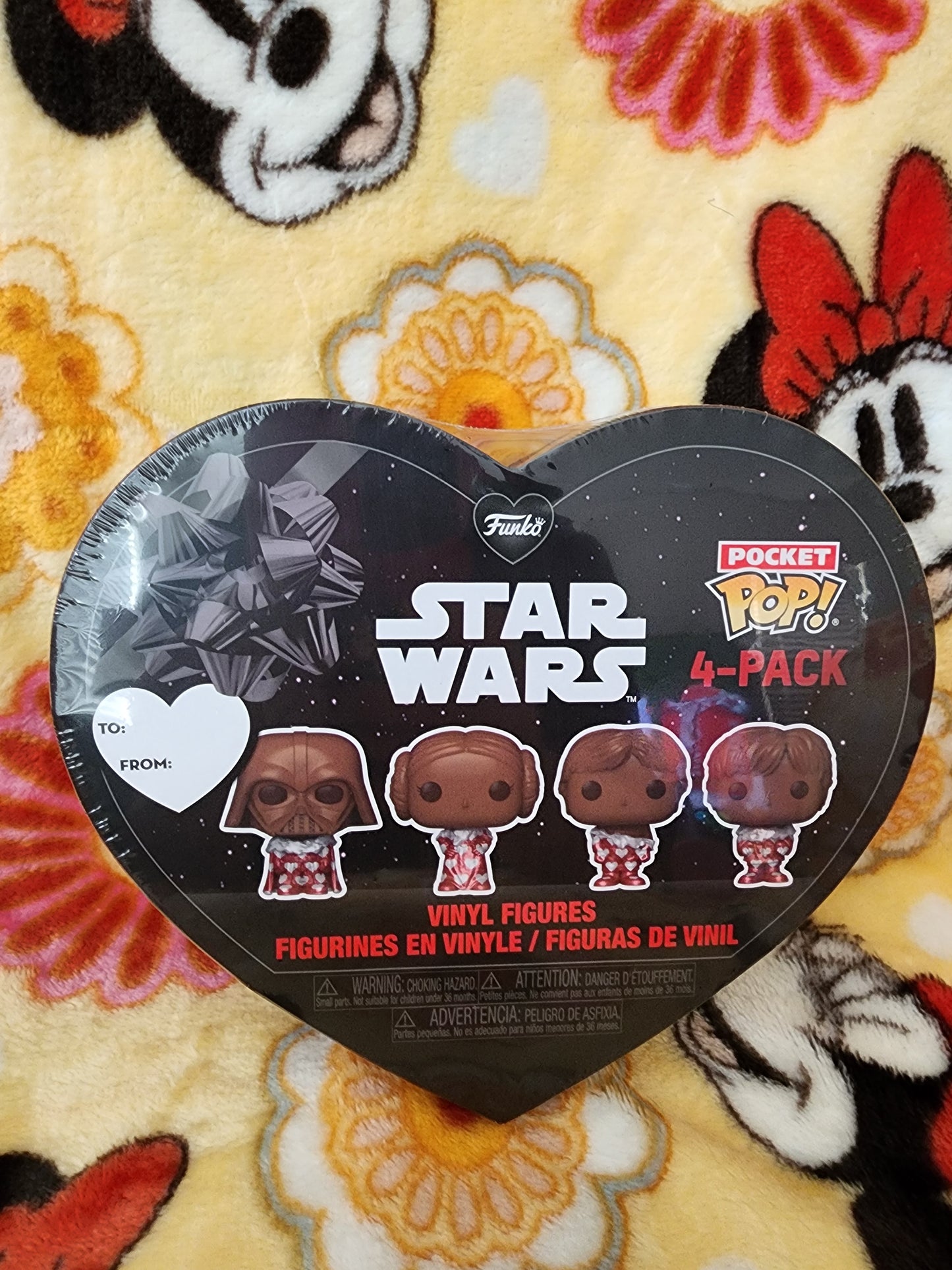 Funko Pocket Pop Star Wars Heart Box Set of 4 Figures