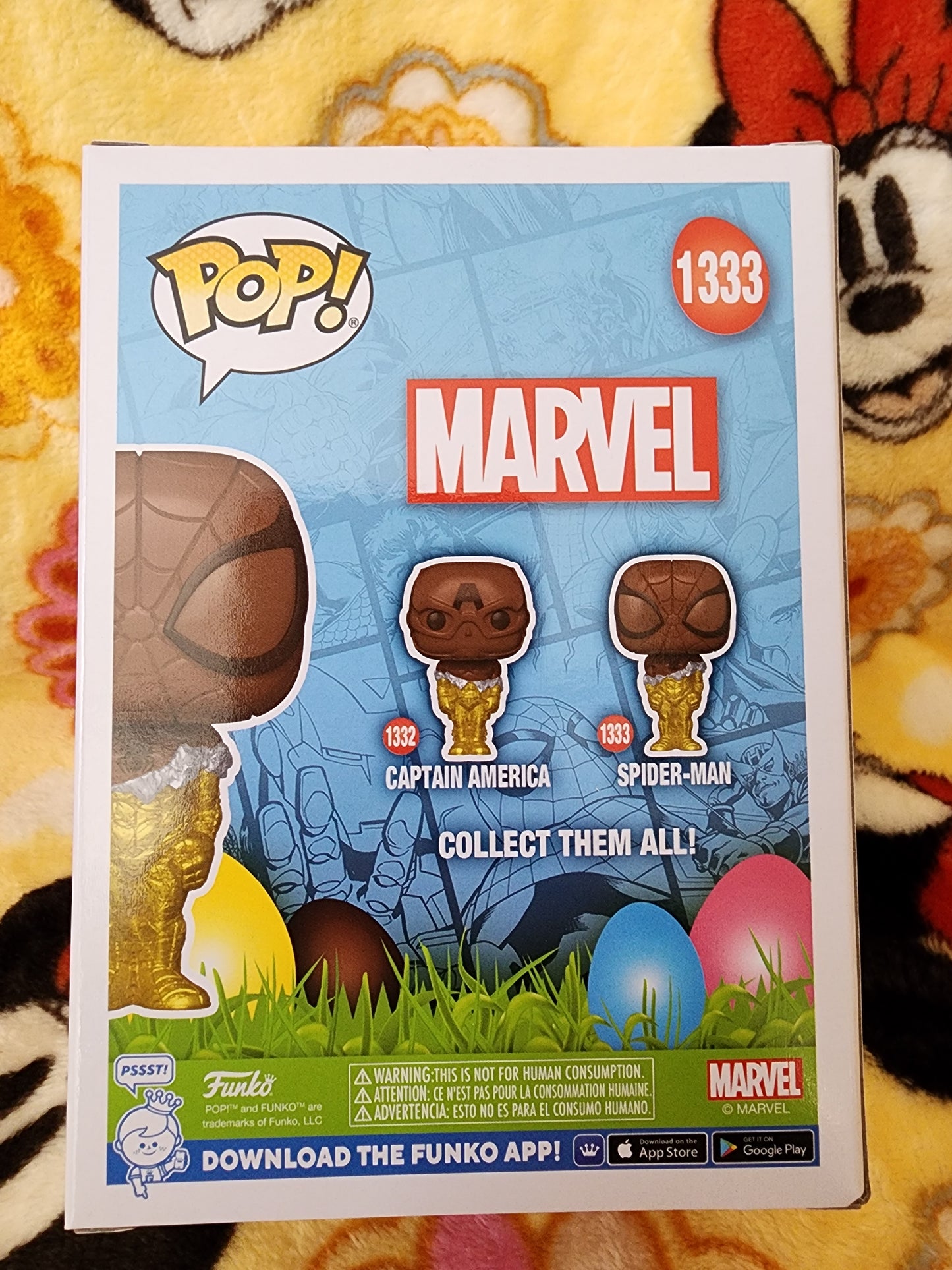 Funko Pop Spiderman Foil Chocolate Easter Figure