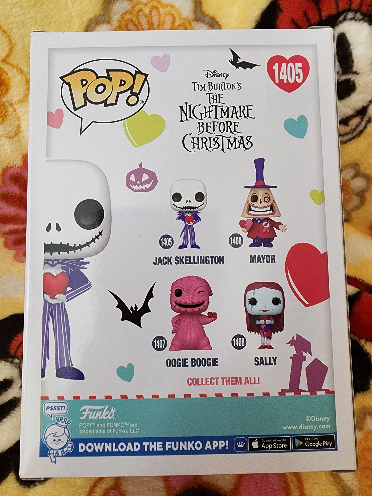 Funko Pop Disney Nightmare Before Christmas Jack Valentine's Figure