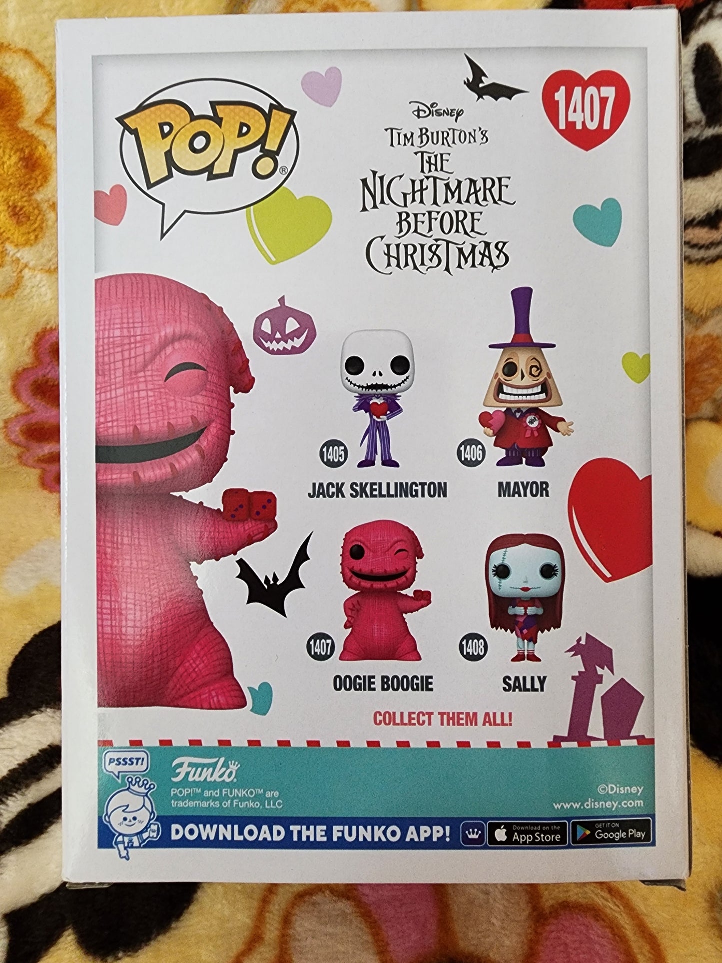 Funko Pop Disney Nightmare Before Christmas Oggie Boogie Valentine's Figure