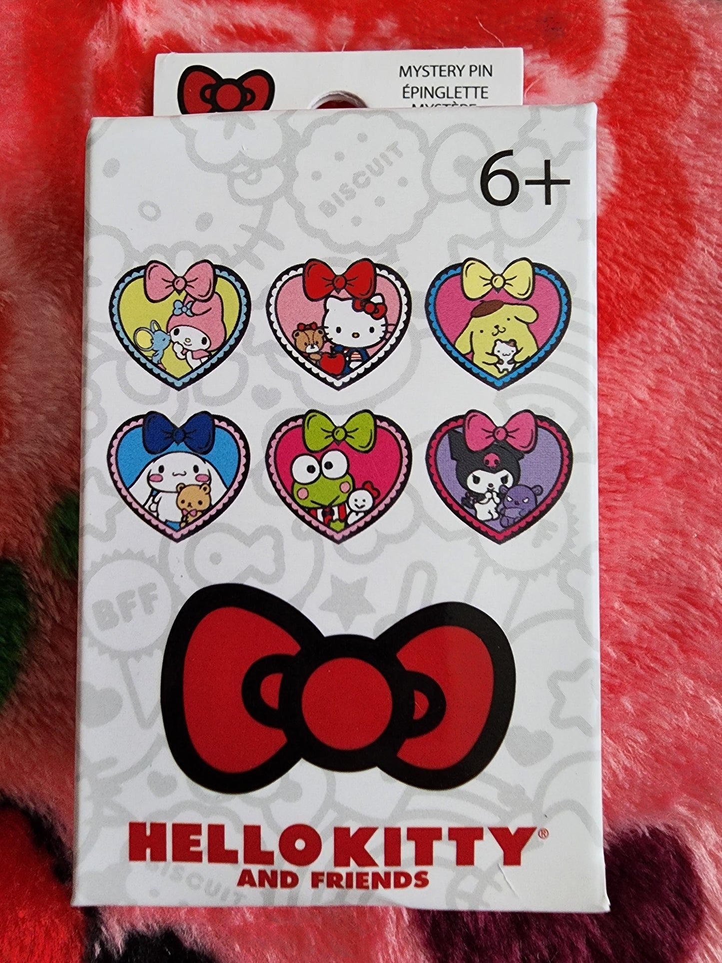 Loungefly Hello Kitty and Friends with their Friends Heart Shaped Mystery Pins