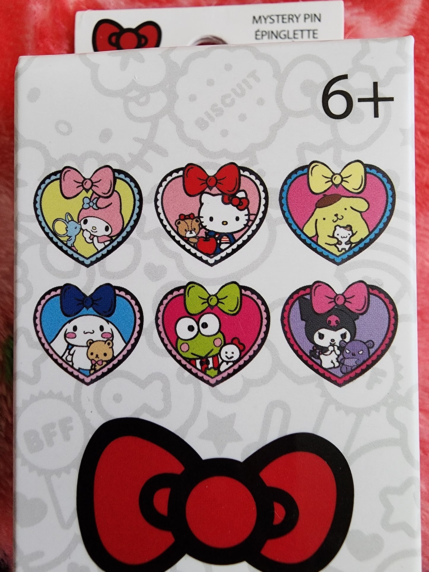 Loungefly Hello Kitty and Friends with their Friends Heart Shaped Mystery Pins