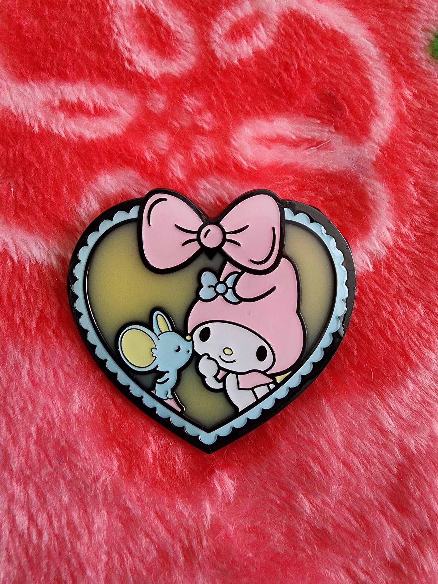 Loungefly Hello Kitty and Friends with their Friends Heart Shaped Mystery Pins