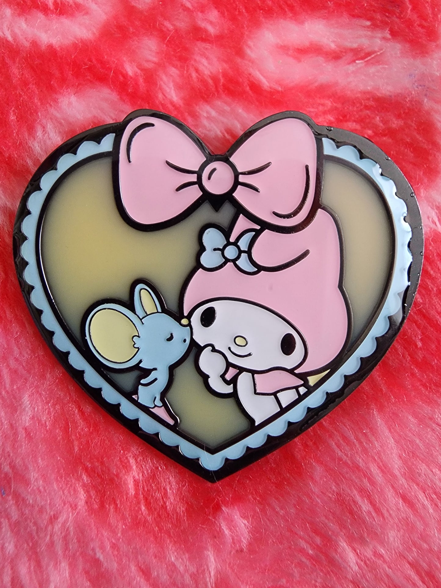 Loungefly Hello Kitty and Friends with their Friends Heart Shaped Mystery Pins