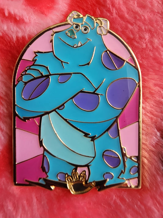 Loungefly Disney Pixar Characters Stained Glass Mystery Pins