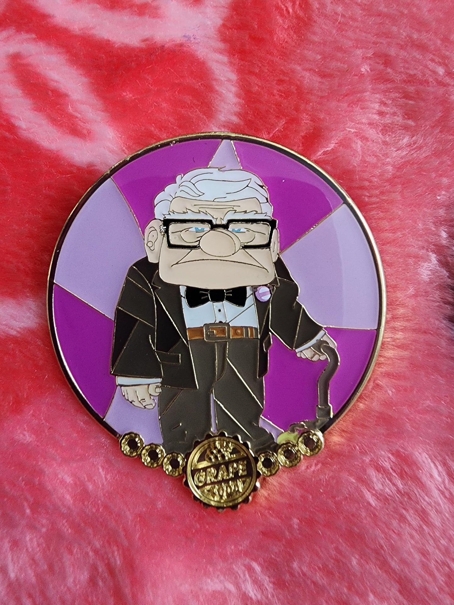 Loungefly Disney Pixar Characters Stained Glass Mystery Pins