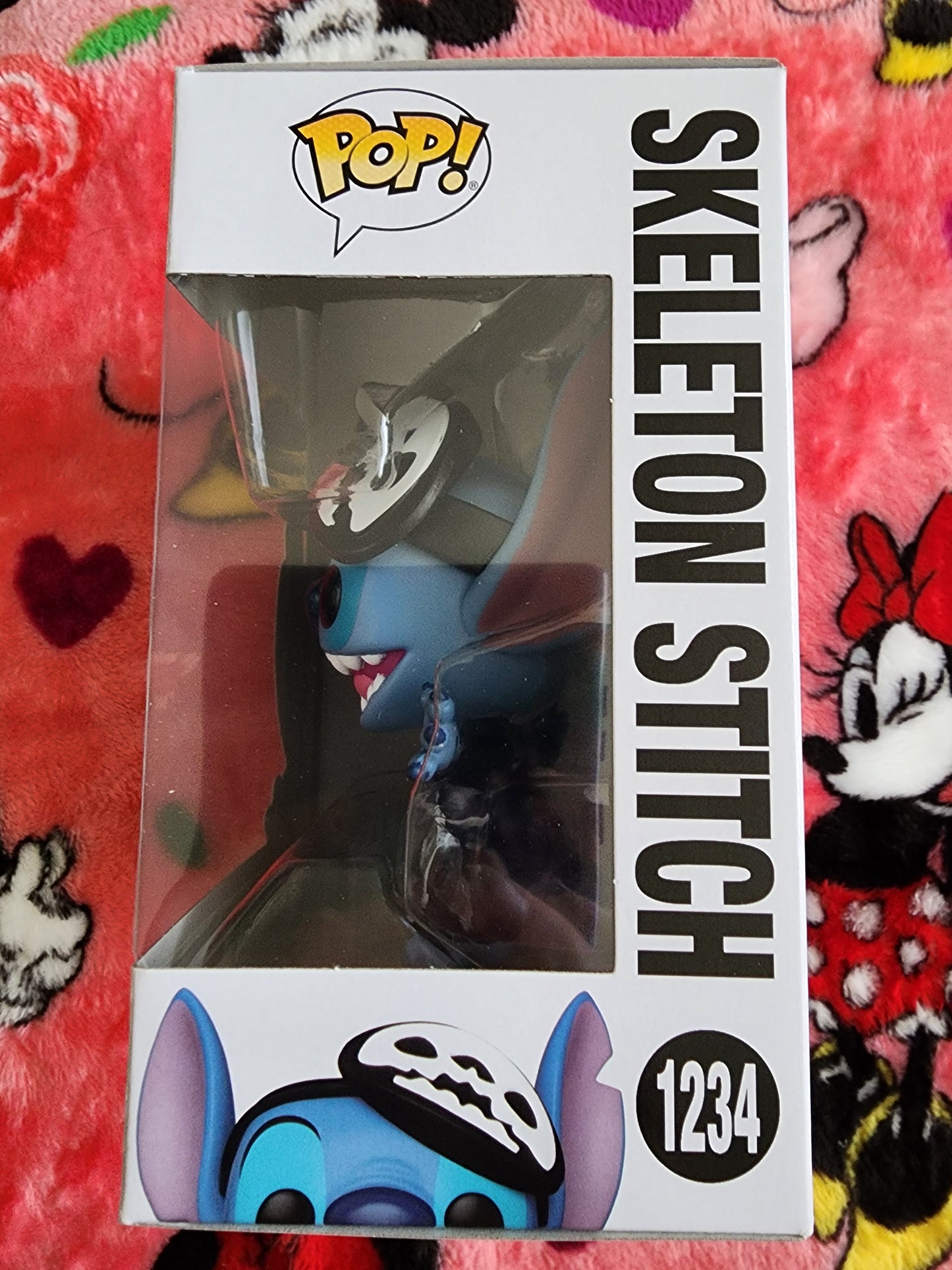 Funko Pop Disney Stitch as a Skelton Figure