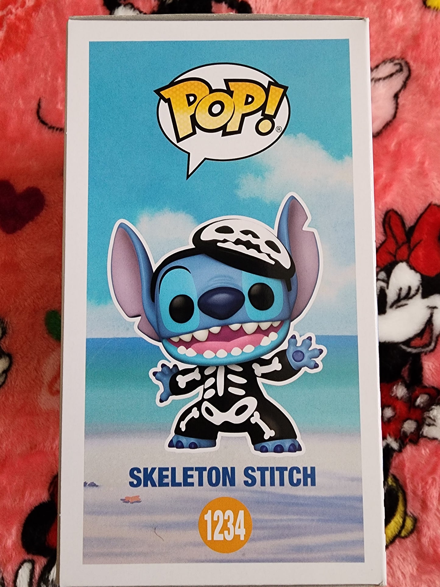 Funko Pop Disney Stitch as a Skelton Figure