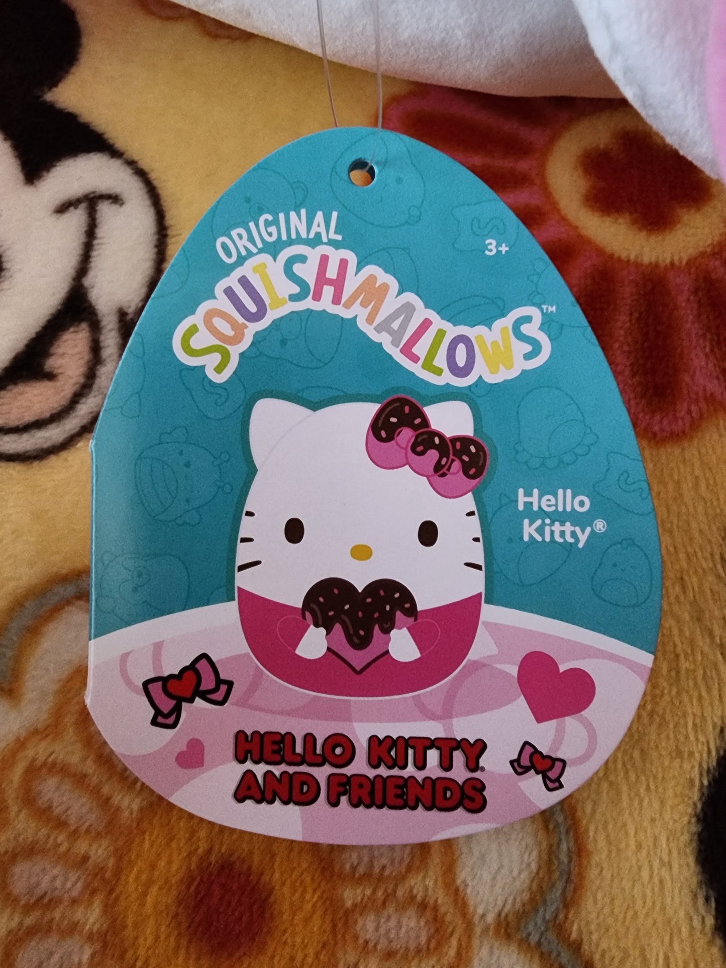 Squishmallows Hello Kitty with a Chocolate Heart Plush