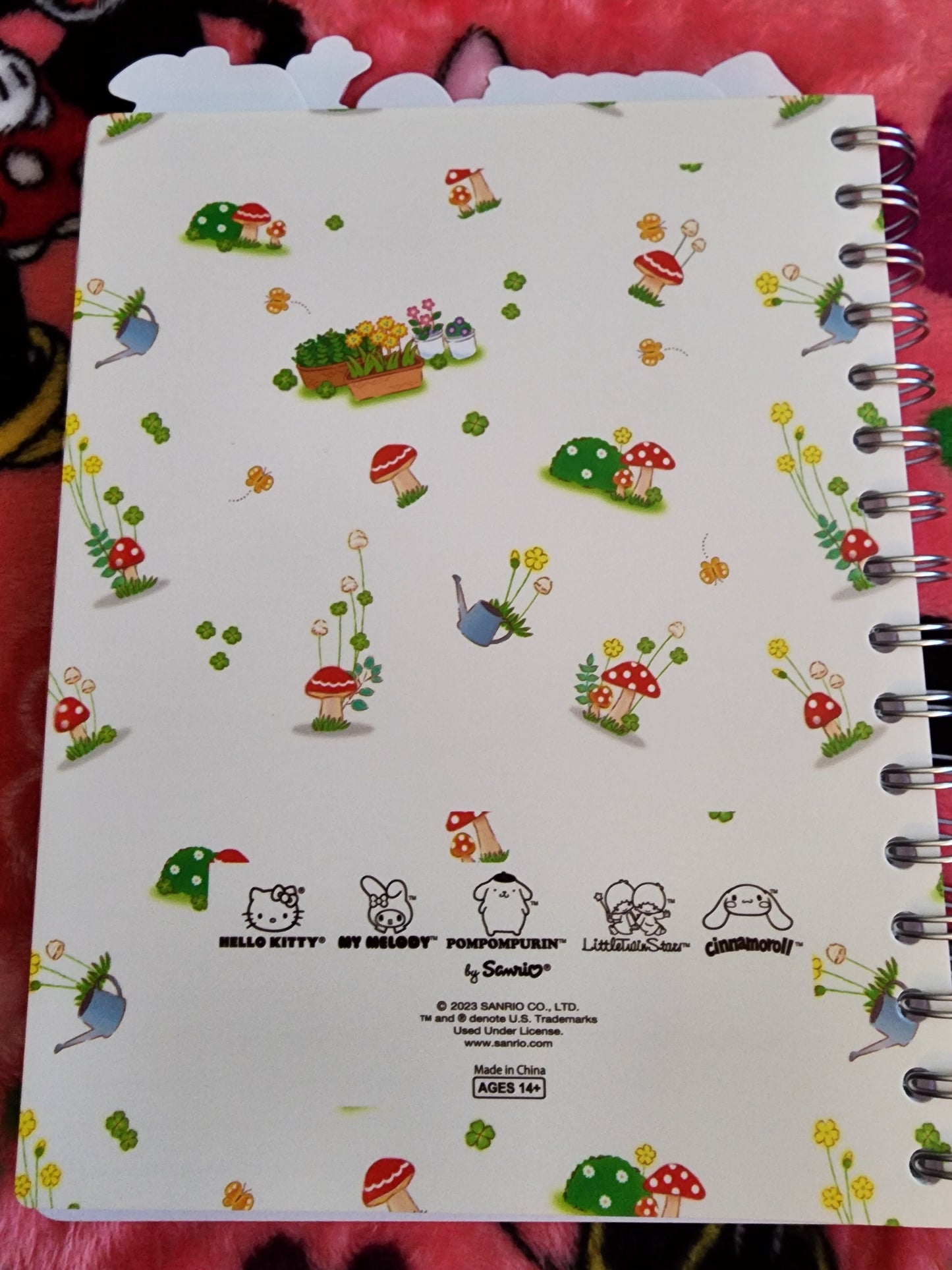 Hello Kitty and Friends Tabbed Notebook