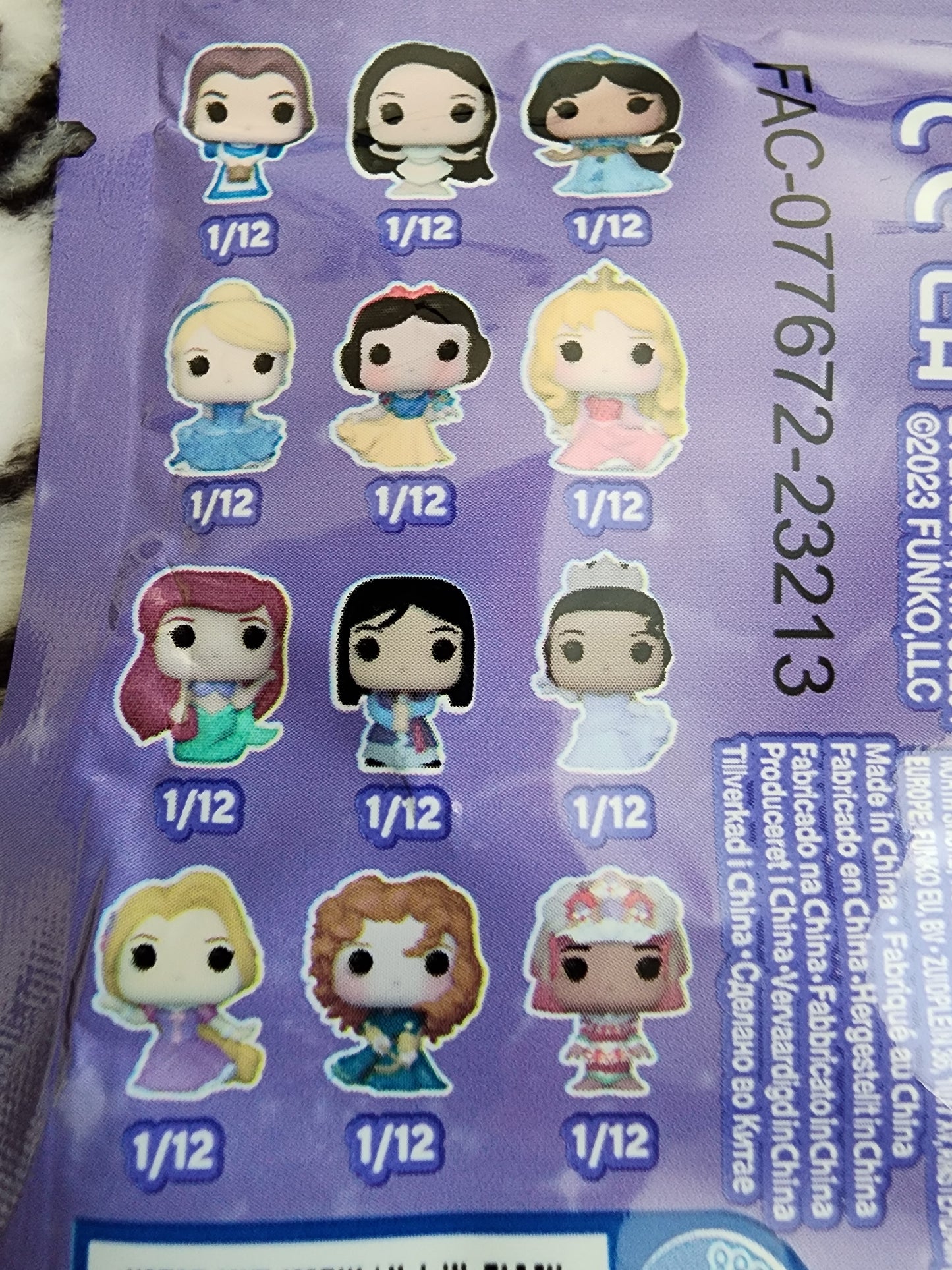 Funko Bitty Pop Disney Princess Figures