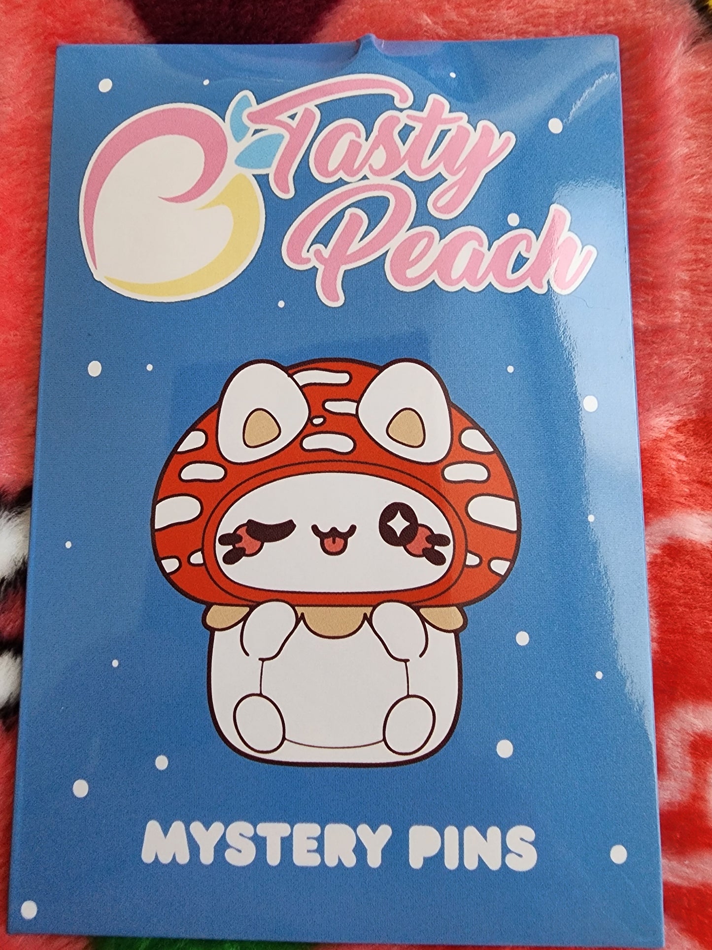 Meowchi Mushroom Mystery Pins