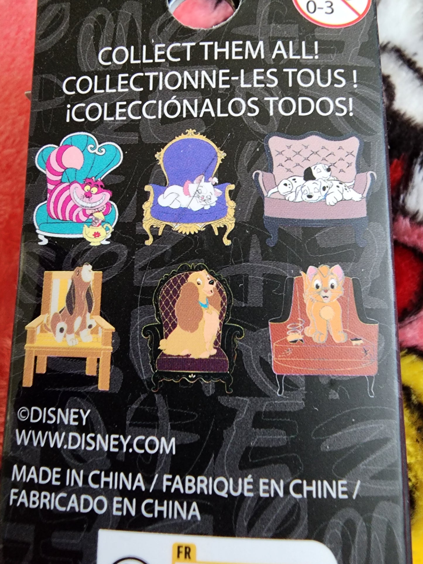 Loungefly Disney Movies Dogs and Cats on Chairs Mystery Pins