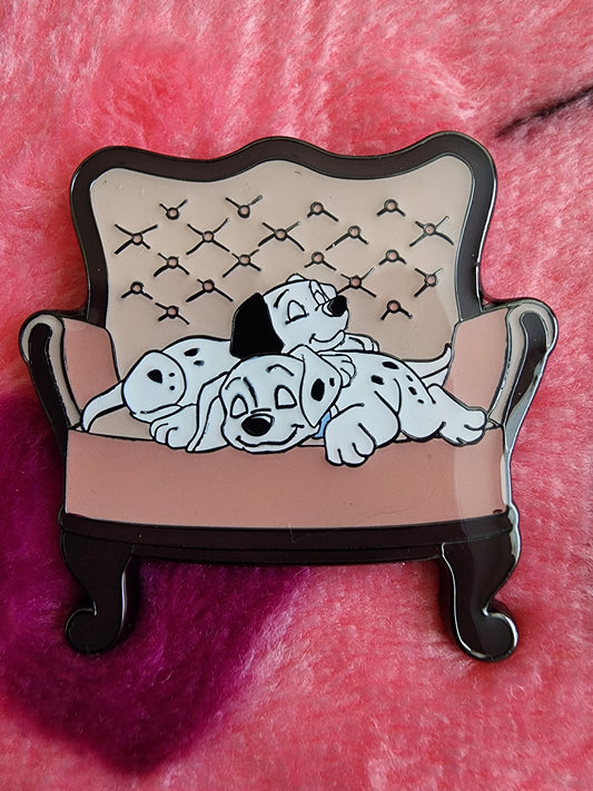 Loungefly Disney Movies Dogs and Cats on Chairs Mystery Pins