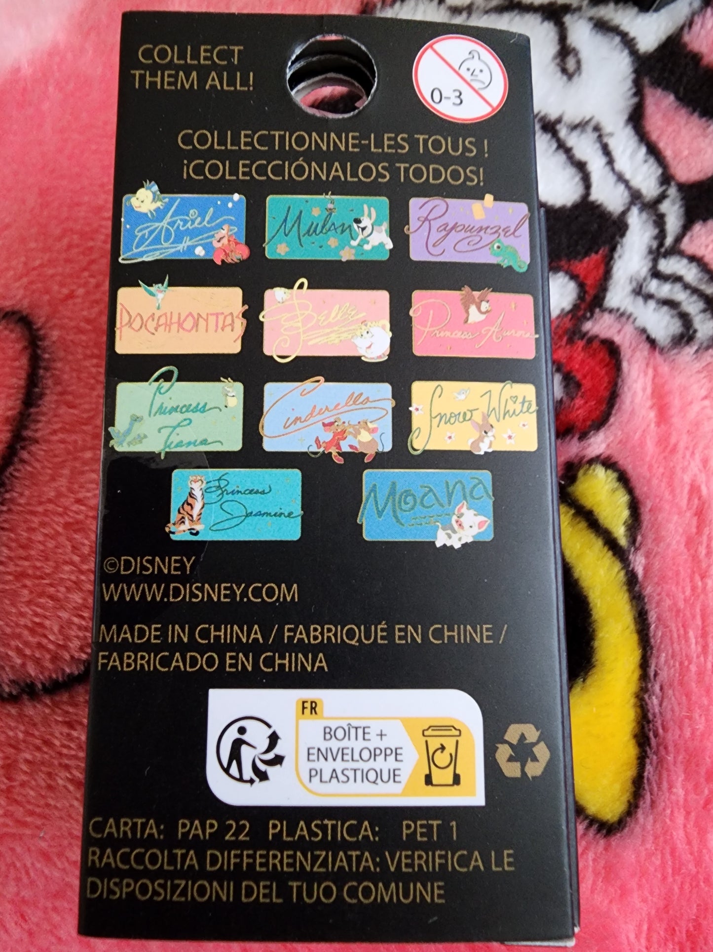 Disney Princess License Plate Mystery Pins