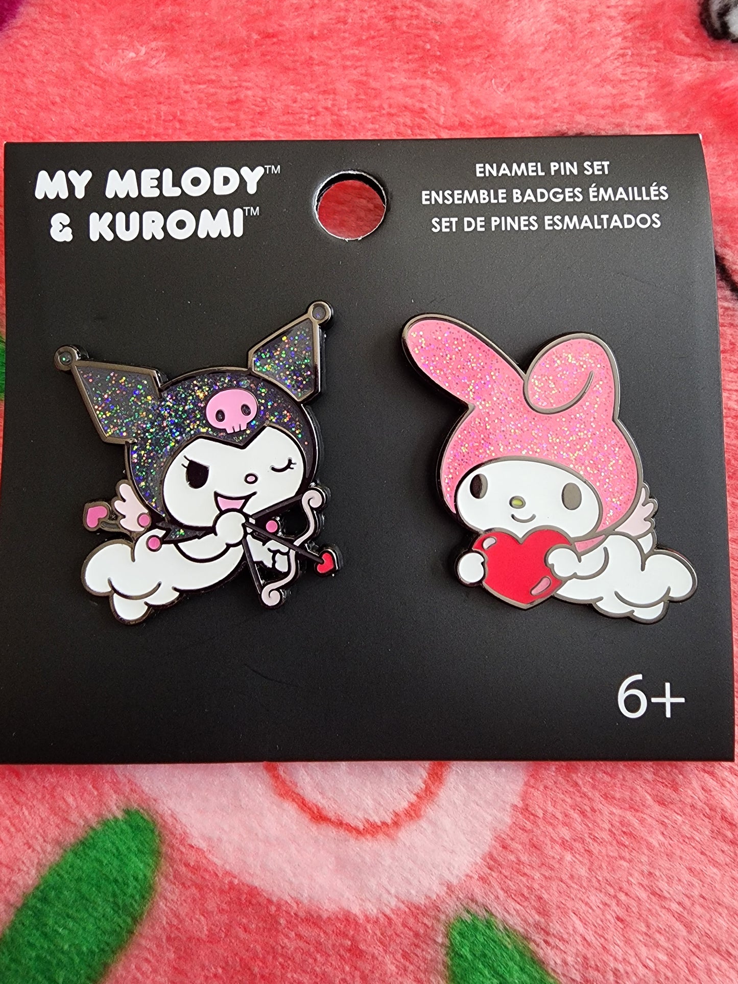 Loungefly My Melody and Kuromi Cupid Pins