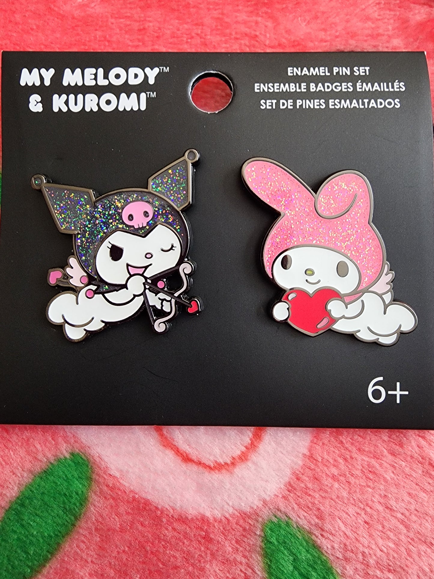 Loungefly My Melody and Kuromi Cupid Pins