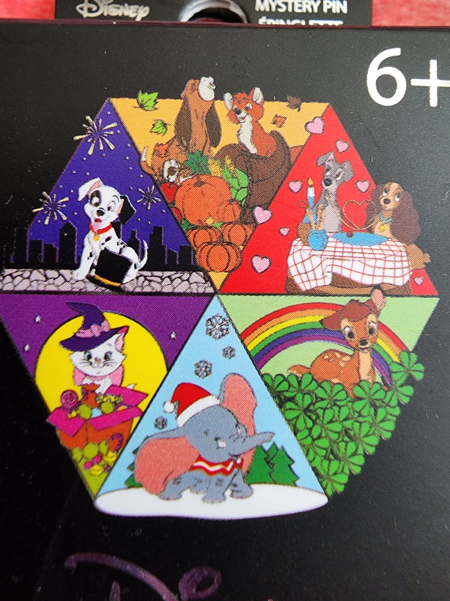 Loungefly Disney Celebrating Holidays Hexagon Mystery Pins