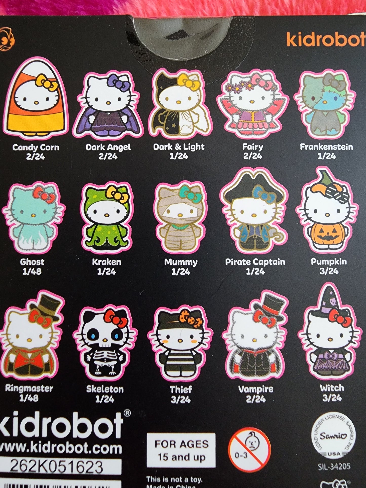 Hello Kitty Halloween Mystery Pins