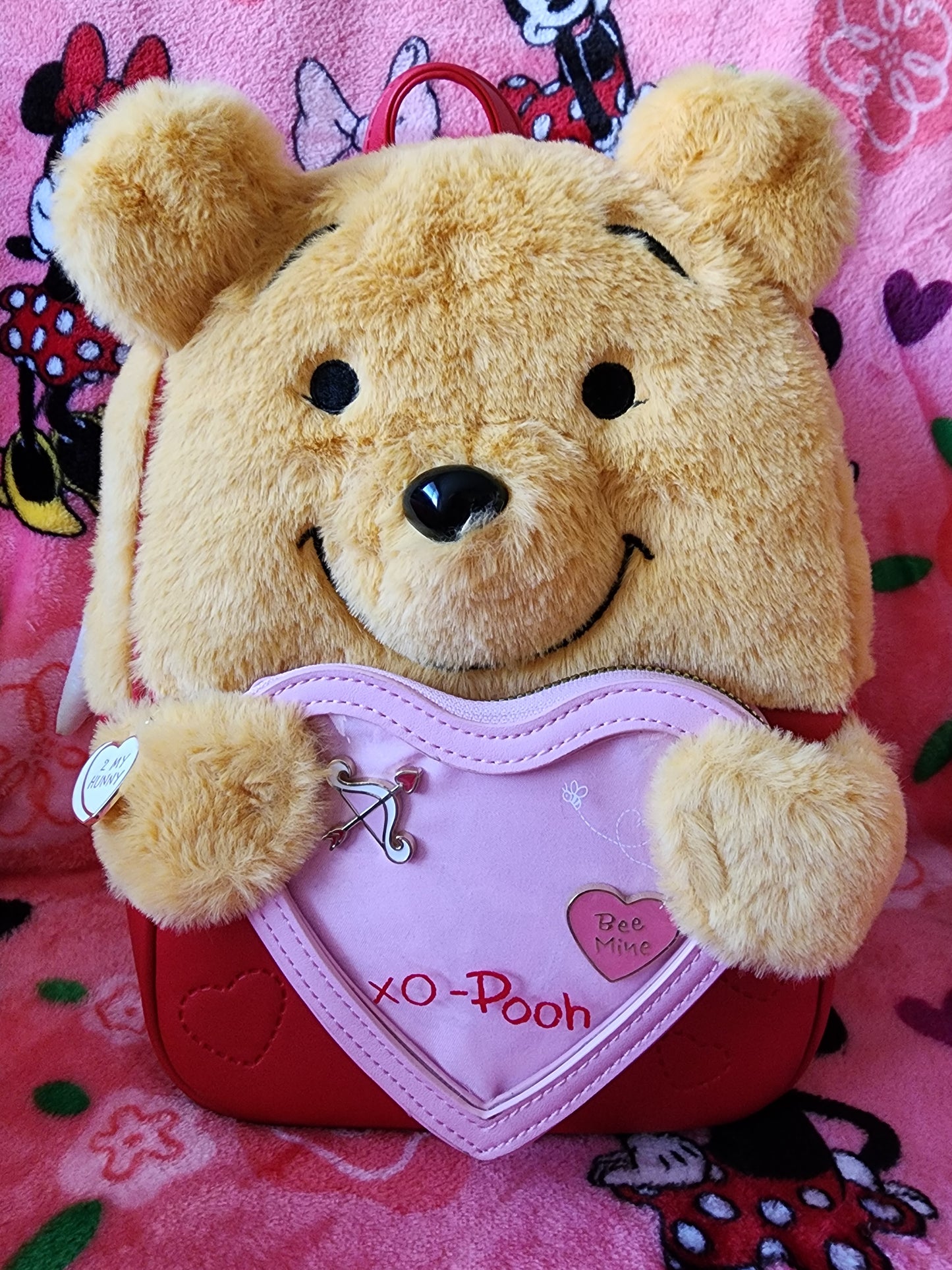 Her Universe Disney Winnie the Pooh Valentine's Backpack