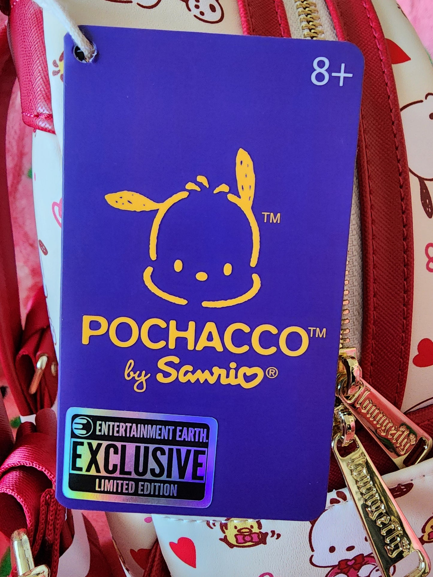 Loungefly Pochacco Limited Edition Exclusive Valentine's Backpack