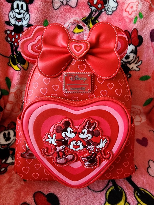 Loungefly Disney Mickey & Minnie Valentine's Backpack