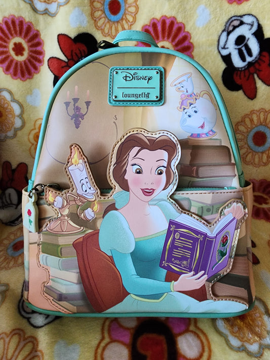 Loungefly Disney Belle Reading Exclusive Backpack