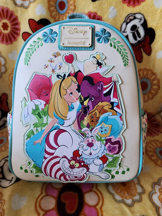 Loungefly Disney Alice in Wonderland Floral Backpack