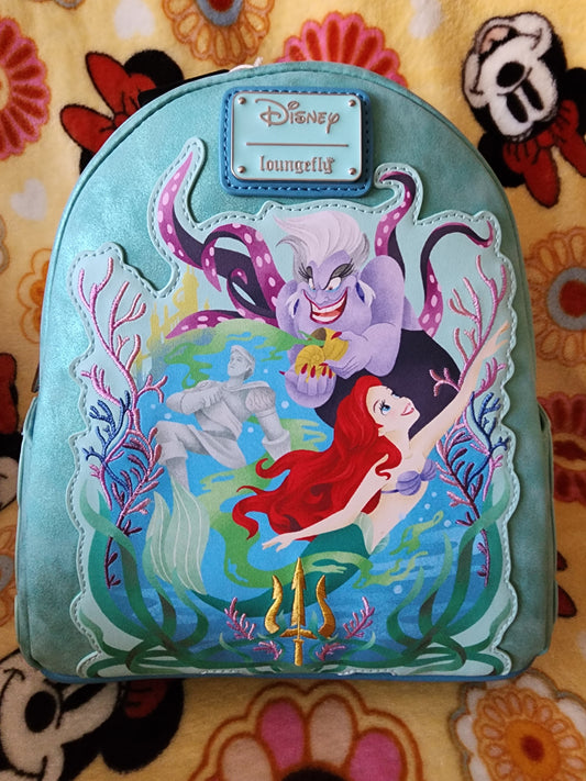 Loungefly Disney Little Mermaid and Ursula Backpack