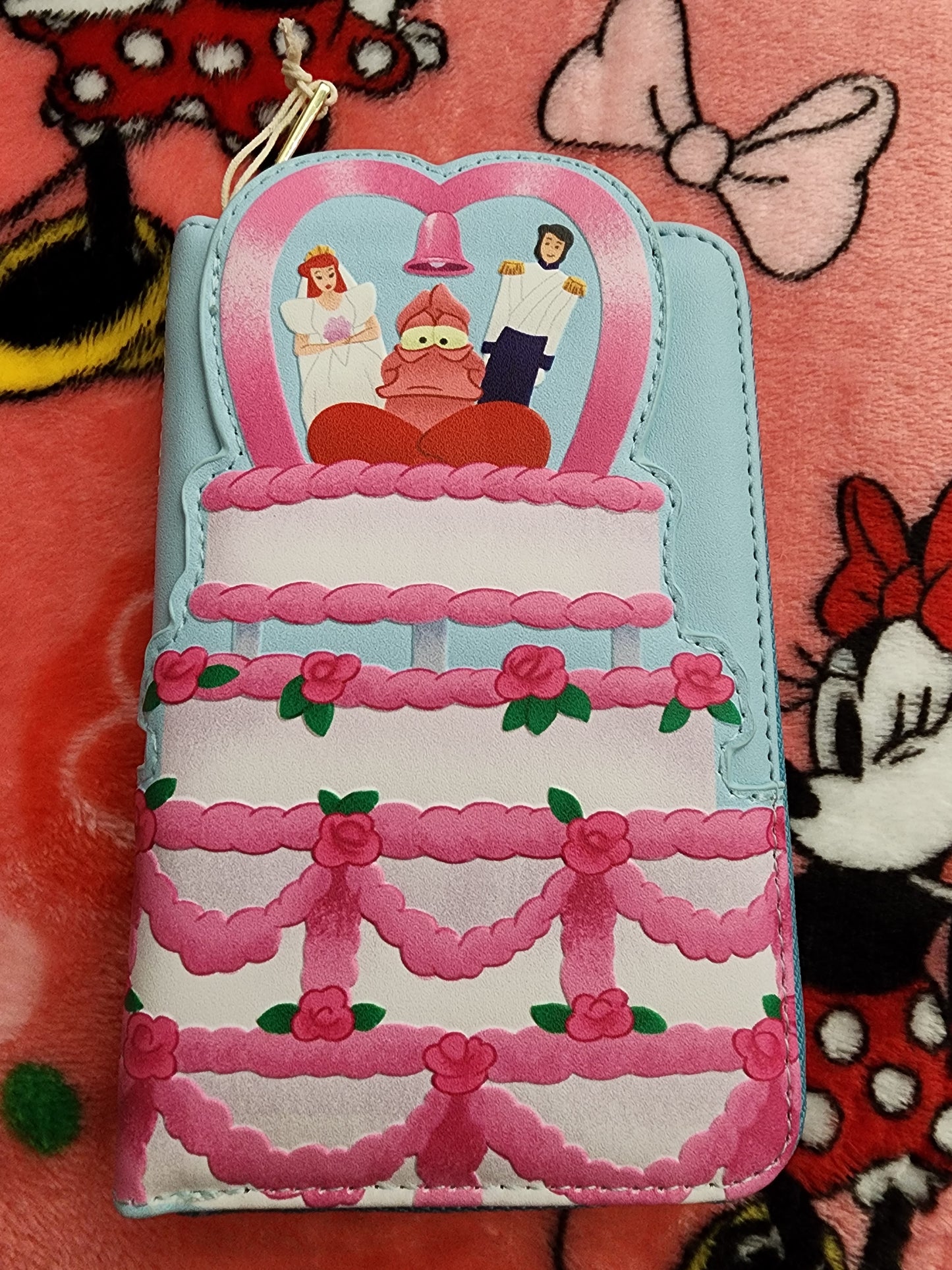 Loungefly Disney Ariel and Eric Wedding Cake Wallet