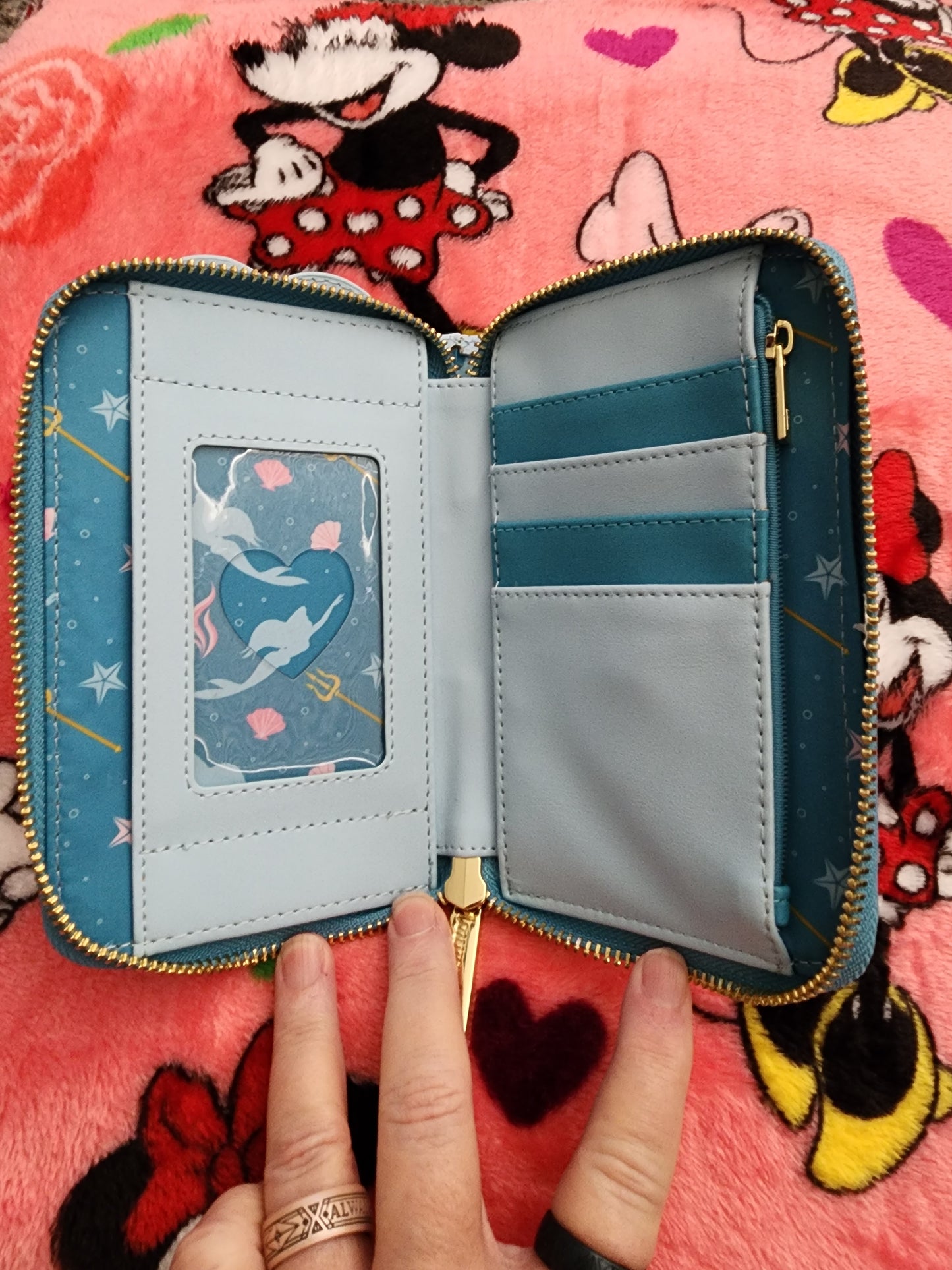 Loungefly Disney Ariel and Eric Wedding Cake Wallet